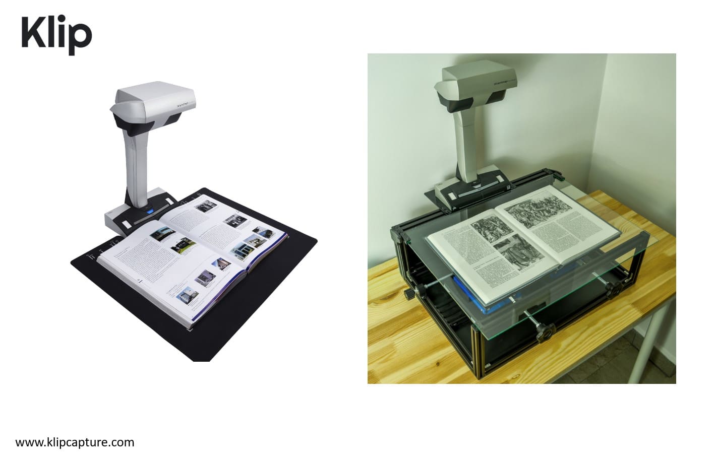 Book Scanner Fujitsu SV600 | Standalone or with a Klip Snap? - Klip